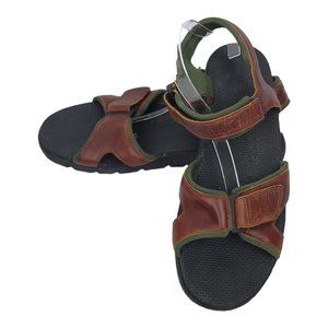 Timberland Leather Adjustable Sport Hiking Sandals 13M Shoes Brown 65090-5720